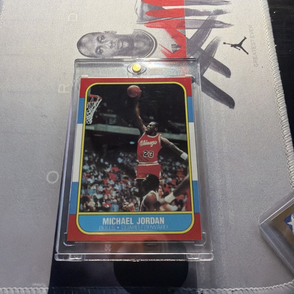 1994/95 Star Michael Jordan 1986 Topps ROOKIE Reprint #1 of 10,000 MINT - Picture 3 of 3